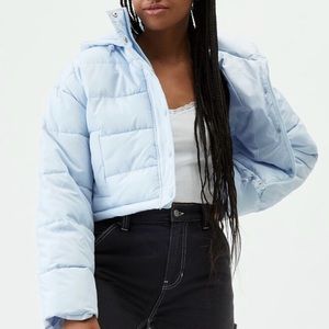 Cropped puffer jacket